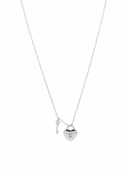 Key to My Heart Pendant Necklac